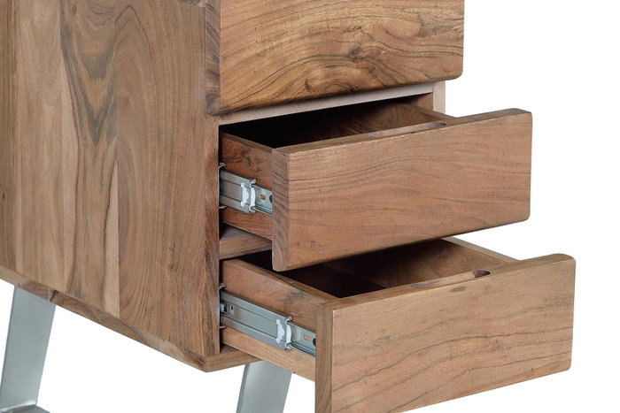 Giner Y Colomer Escritorio Madera de Mango y Metal Natural con Montaje